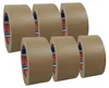 A group of brown paper tape rolls arranged in a staggered pattern. Produktbild-Vorschau