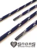 SNORS Sicherheitssenkel rund - DUNKELBLAU / HELLGRAU - 5mm Produktbild-Vorschau 2