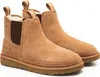 A pair of tan Ugg boots on a white background. Voir les images du produit