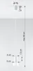 Lampada a sospensione DIEGO 1 bianco 1xE27 15W PVC 90x9x9cm Anteprima dell’immagine prodotto 14