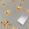 LED Lichterkette Weihnachtsbeleuchtung Schneemann Produktbild-Vorschau 4