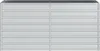 vidaXL Garten-Hochbeet 160x40x77 cm Verzinkter Stahl Silber Produktbild-Vorschau 4