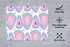 MuchoWow® Mauspad Mousepad Muster - Achat - Retro - Lila Produktbild-Vorschau 3