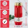 HOFER Grabkerzen Dauerbrenner Elegance mit Deckel - 6 Stück Produktbild-Vorschau 2