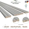 WAVE Lamellen 2,75m HEXIM - MDF Holz Lamellenwand Produktbild-Vorschau 2