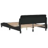 Design Bettgestell mit Kopfteil Schwarz 140x200 cm Samt, Produktbild-Vorschau 6