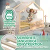 CADANI Malte Hausbett Kinderbett 90x200 cm Natur – Produktbild-Vorschau 4