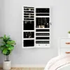 vidaXL Spiegel-Schmuckschrank mit LED-Beleuchtung Produktbild-Vorschau 2