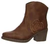 Rieker Damen Stiefelette Blume Blockabsatz Western Style Produktbild-Vorschau 11
