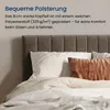 Čalouněná postel 140 x 200 cm s úložným prostorem a roštem Náhled obrázku produktu 5