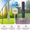 tectake® Apollon slunečník 250 x 250 cm s větrnou stříškou Náhled obrázku produktu 6