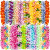 Hawaiianische Leis, bunte Kunstblumen-Halskette, Leis, Produktbild-Vorschau 1