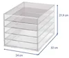MAUL Schubladenbox A4 Acryl 32 x 24 x 21.9 cm glasklar Produktbild-Vorschau 2
