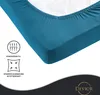 Devior Jersey Spannbettlaken 140x200 - 160x200 cm petrol Produktbild-Vorschau 2