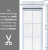 wometo Faden-Vorhang Glitzer-Vorhang 90x245 - silber-silber Produktbild-Vorschau 2