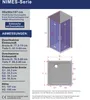 Eckdusche Eckeinstieg mit Falttüren 80x90x195 cm 6mm Nano Produktbild-Vorschau 9