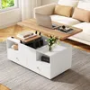 A modern living room with a couch and a coffee table. Anteprima dell’immagine prodotto