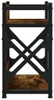 vidaXL Stojan na tiskárny 2 police Smoked Oak 40x20x40 cm Náhled obrázku produktu 5