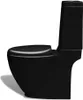 vidaXL WC rotondo in Vetroceramica nero Anteprima dell’immagine prodotto 13