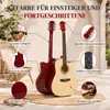 LEADZM Akustikgitarre 38 Zoll Cutaway Westerngitarre Set, Produktbild-Vorschau 8