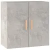 Armadietto a Muro Grigio Cemento 60x30x60 cm Legno Anteprima dell’immagine prodotto 1