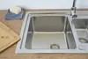 Edelstahl Einbauspüle Spülbecken Küchenspüle Spüle 100 x 50 Produktbild-Vorschau 13