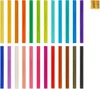 A collection of colored pencils arranged in two rows on a white background. Anteprima dell’immagine prodotto