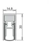 Athmer deurrubber Schall Ex DUO L-15 WS, nummer 1-382. Productafbeelding-voorbeeld 4