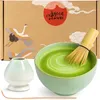 Matcha Set "Hasunomi" mit Schale, Besen & Besenhalter – Produktbild-Vorschau 1