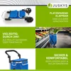 Juskys Einkaufstrolley 3in1 mit 2 Rollen für Shopping - 56 Produktbild-Vorschau 3