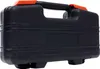 A black tool case with orange accents is shown against a white background. Produktbild-Vorschau