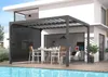 Pergola Bioclimatique Aluminium Gris Anthracite avec Rideau Voir les images du produit 5