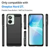OnePlus Nord 2T Hülle, Carbon-Faser TPU Silikon Stoßfest Produktbild-Vorschau 2