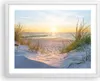 Gerahmtes Poster - Weißer Rahmen - Düne Strand Meer - 50x40 Produktbild-Vorschau 1