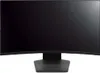 A black curved monitor on a stand against a white background. Produktbild-Vorschau