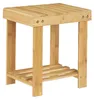 Relaxdays Fußbank Bambus, bis 100 kg, stabiler Tritthocker, Produktbild-Vorschau 10