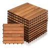 Izrielar 10 m² Piastrelle per terrazza in legno di acacia Anteprima dell’immagine prodotto 1