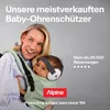 A mother is holding her baby, who is wearing ear protection. The background is a plain gray. Anteprima dell’immagine prodotto
