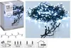 Luci per albero di Natale 120 LED, da esterno, 9 m, bianco Anteprima dell’immagine prodotto 1