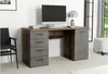 Schreibtisch NETBOB, Optik: Old Wood Vintage / Beton von Produktbild-Vorschau 2