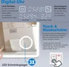 Badspigel mit Steckdose 120×70cm Uhr LED Schminkspiegel Produktbild-Vorschau 6