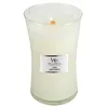 WoodWick Oval Vase Kerze - Sauberes Leinen, 609,5g Produktbild-Vorschau 3