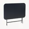 Table pliante 'Sande' rectangulaire acier 71x70x110 cm noir Voir les images du produit 7