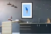 MuchoWow® Gerahmtes Poster Pfau - Eistüten - Eiscreme - Produktbild-Vorschau 5