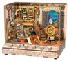 Tonecheer, DIY 3D Holz Puzzle met 6 verschillende geluidseffecten en stofkap, Miniature House Magic Shop, TQ403, 18x14,5x15,4cm Náhľad obrázku produktu