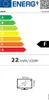 An energy efficiency label for an ASUS VG24VQR monitor. Produktbild-Vorschau
