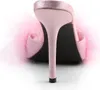 CLASSIQUE-01F Damen Slipper von Fabulicious, Rosa  , EU 42, Produktbild-Vorschau 4