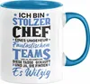 Chef Geschenk Lustig Tasse für Chef vom Team Ich Bin Produktbild-Vorschau 1