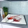 Spritzschutz Herdabdeckplatte Schneidebrett aus Glas Produktbild-Vorschau 2