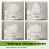 S'AFIELINA miroir mural asymétrique 85×50 cm sans cadre Voir les images du produit 4